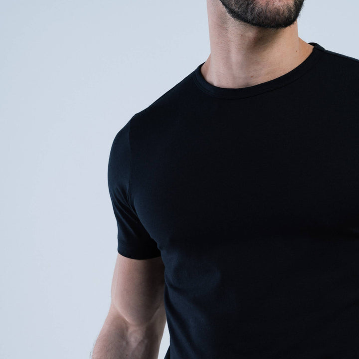 Crew neck -Split-Hem-JK #color_black