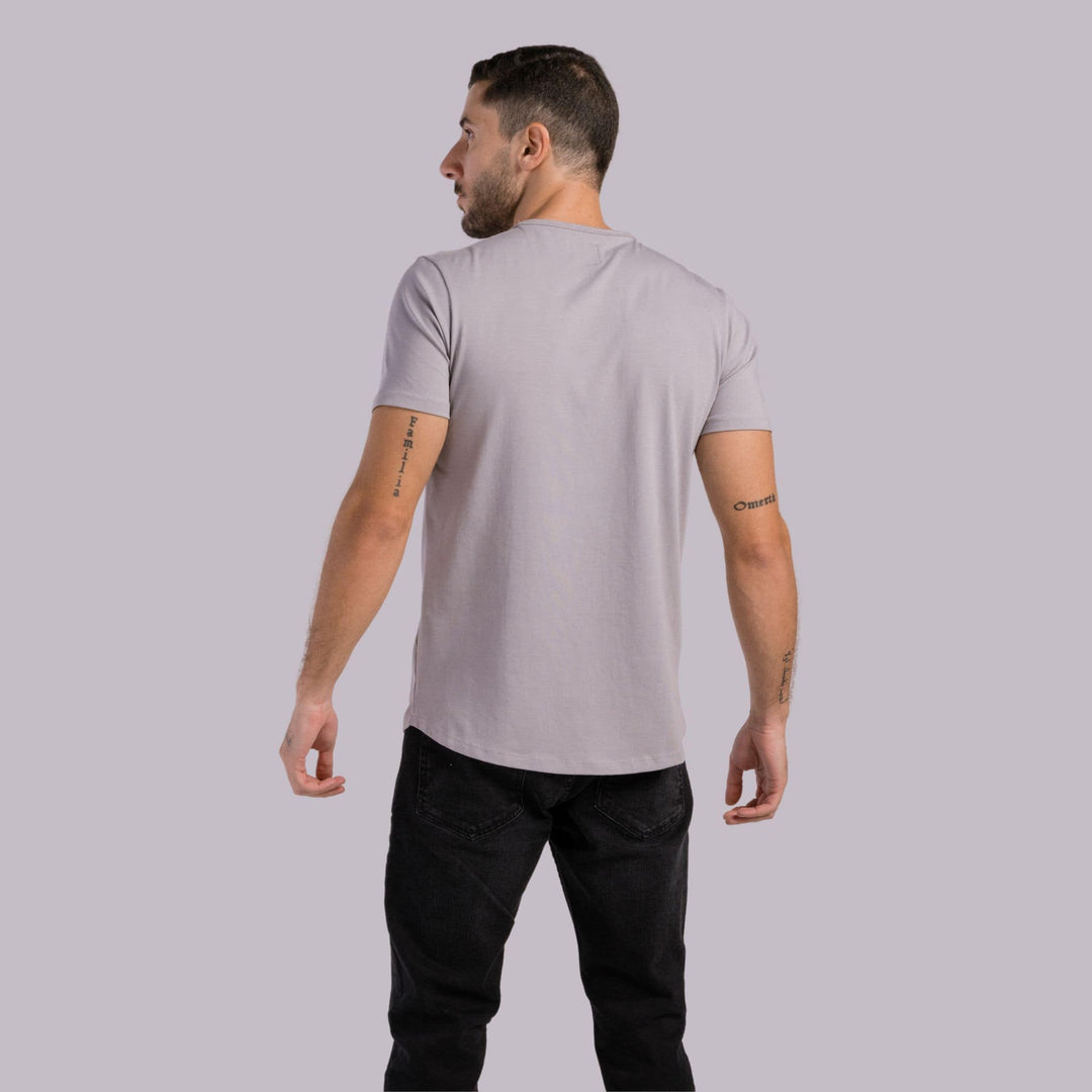 Egyptian cotton | premium henley #color_grey