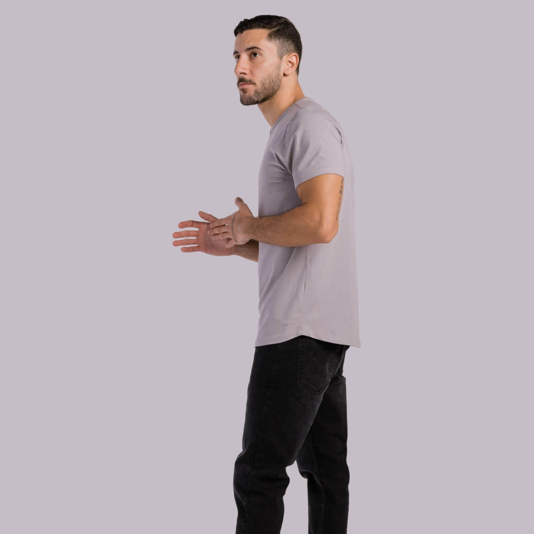 Giza cotton | Henley #color_grey