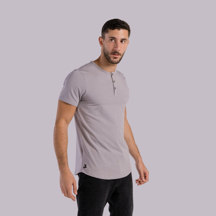 Premium cotton | henley #color_grey