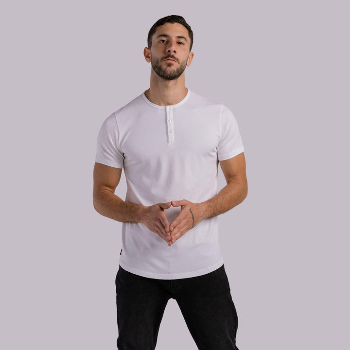 premium Henley | Giza cotton #color_white