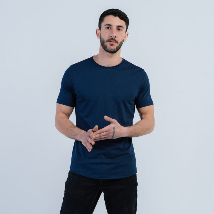 cotton tee #color_navy-blue