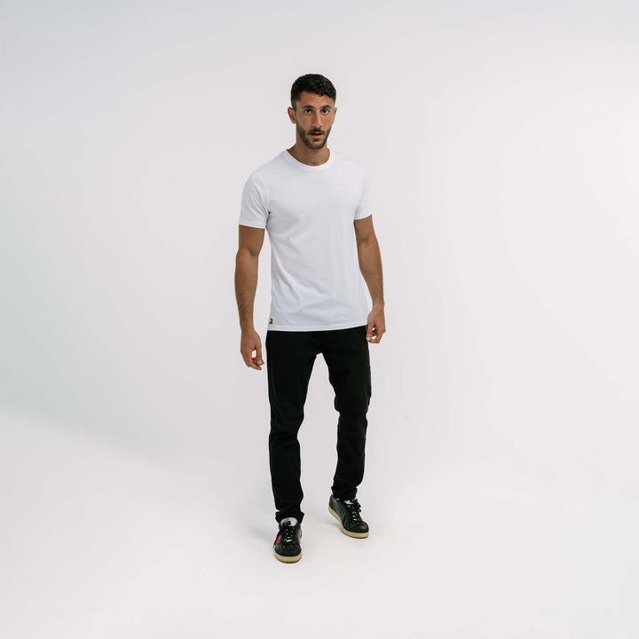 Men’s T-Shirts| Crew neck |blue color #color_white