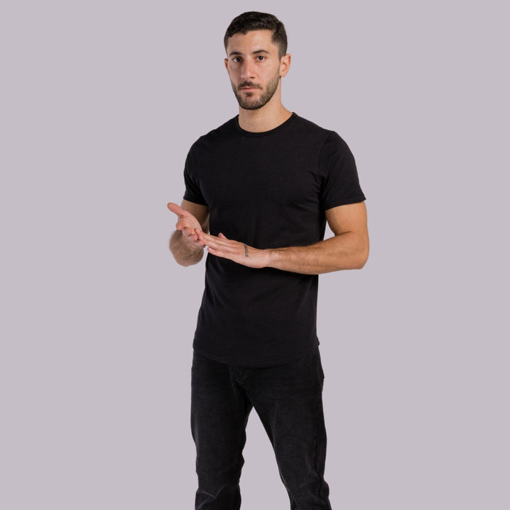 Premium blank tee #color_black