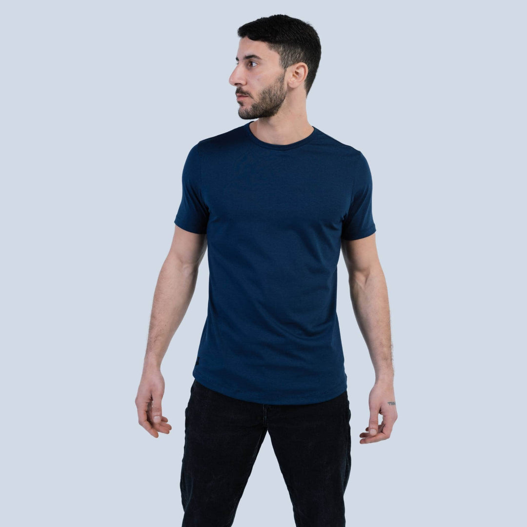 Egyptian cotton tee #color_navy-blue