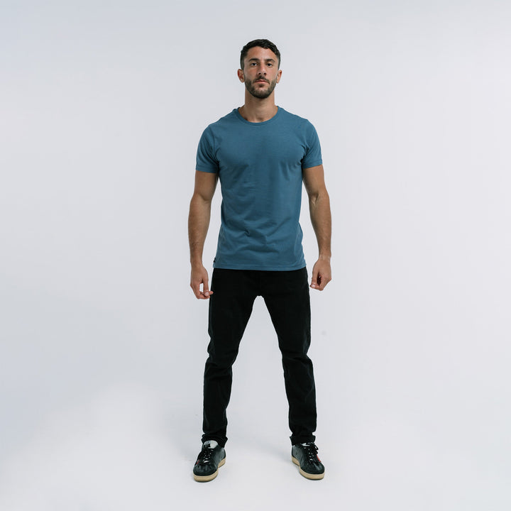Men’s T-Shirts| Crew neck |blue color #color_vintage-blue