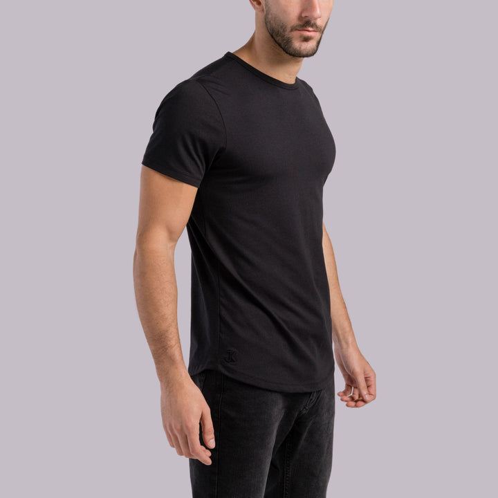 Premium crew neck  #color_black
