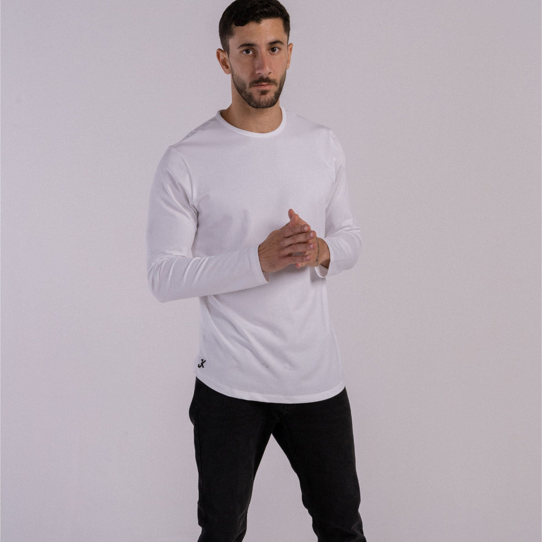 crew neck dynamic long sleeve #color_white