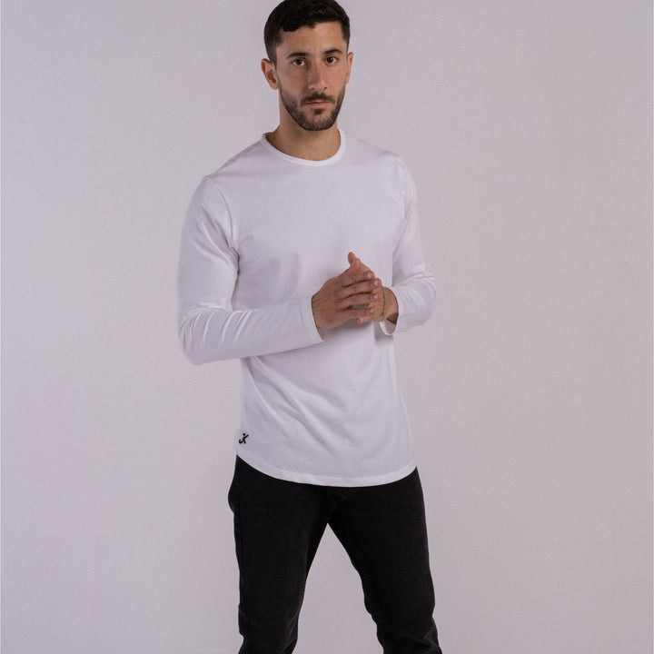crew neck dynamic long sleeve #color_white